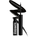 Nyx Professional Make Up Vivid Matte Liquid Liner #black 2 Ml