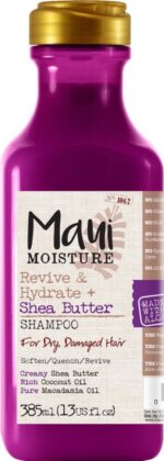 Maui Moisture Revive  Hydrate Shea Butter Shampoo DroogBeschadigd Haar 385ml - Afbeelding 3