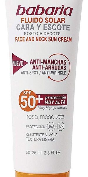 Gezichtszonnecrème SOLAR ADN SENSITIVE Babaria Spf 50 (75 ml) (Uniseks) (75 ml)