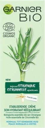 Garnier Bio Dagcrème Normale tot gemengde huid Verfrissend Citroengras - 50 ml