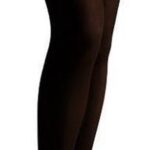 Media Medilast Larga Negra Blonda De Silicola Grande