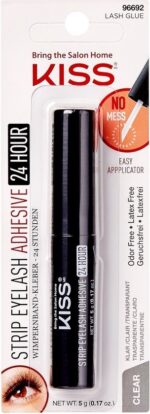 Kiss Lash Glue Wimpers en eyeliner - Zwart - Afbeelding 2