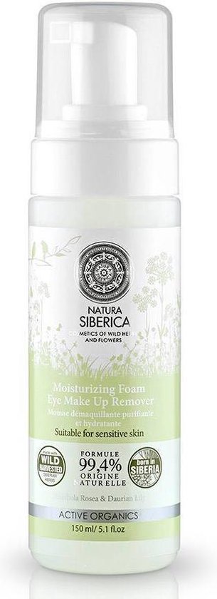 305x840-135 Natura Siberica - Moisturizing Foam remover eye (Foam Moisturizing Eye Make-Up Remover) 150 ml - 150ml - Afbeelding 1