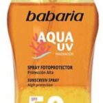 Body Zonnebrandspray Babaria Solar Aqua UV Spf 50 (200 ml)