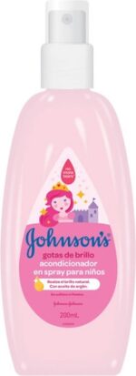 Conditioner Spray Johnson's Gotas de Brillo Helderheid Kinderen (200 ml) - Afbeelding 2