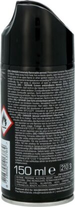 Body-X Fuze Deospray - Pulse 150 ml. - Afbeelding 2