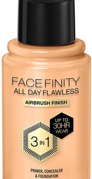 Max Factor Facefinity All Day Flawless 3 In 1 Foundation W62-Warm Beige 30ml