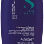 Kleurneutraliserende shampoo Alfaparf Milano Semi Di Lino Donker Haar (1000 ml) - Afbeelding 2