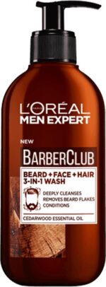 L'Oreal Paris MEN EXPERT BARBER CLUB champú barba-rostro-cabello 200 ml - Afbeelding 4