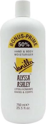 Vanilla Hand And Body Moisturiser By Alyssa Ashley 750 Ml