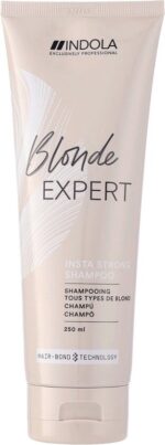 Indola Blonde Expert Insta Strong Shampoo 250ml - Normale shampoo vrouwen - Voor Alle haartypes