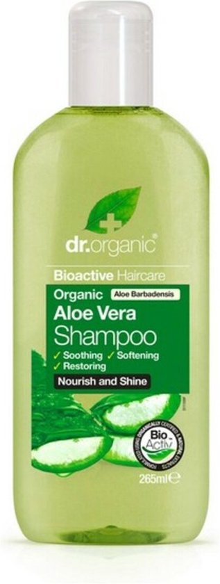 317x840-108 Shampoo Aloe Vera Dr.Organic 5060176670969 Aloe Vera 265 ml - Afbeelding 1