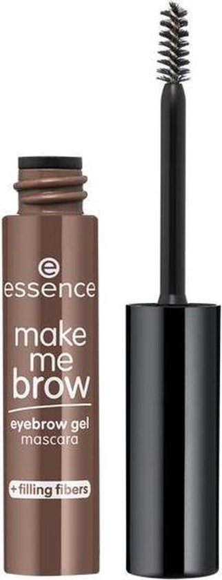 322x840-170 Essence - Make Me Brow Eyebrow Gel Mascara Gel Eyebrow Mascara 02 Browny Brows 3.8Ml - Afbeelding 1