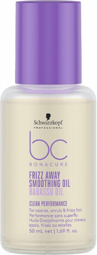 322x840-5 Schwarzkopf - Bonacure Clean Performance Frizz Away Oil - 50ml - Afbeelding 1