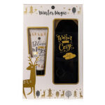 Winter Magic Foot Care Set   Darkova sada pece o nohy s pantoflemi