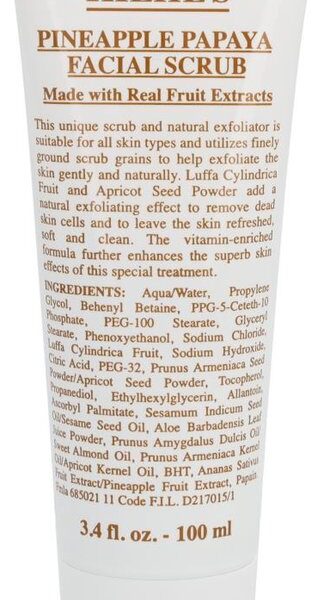 Pineapple Papaya Facial Scrub   Skin peeling with the scent of pineapple and papaya