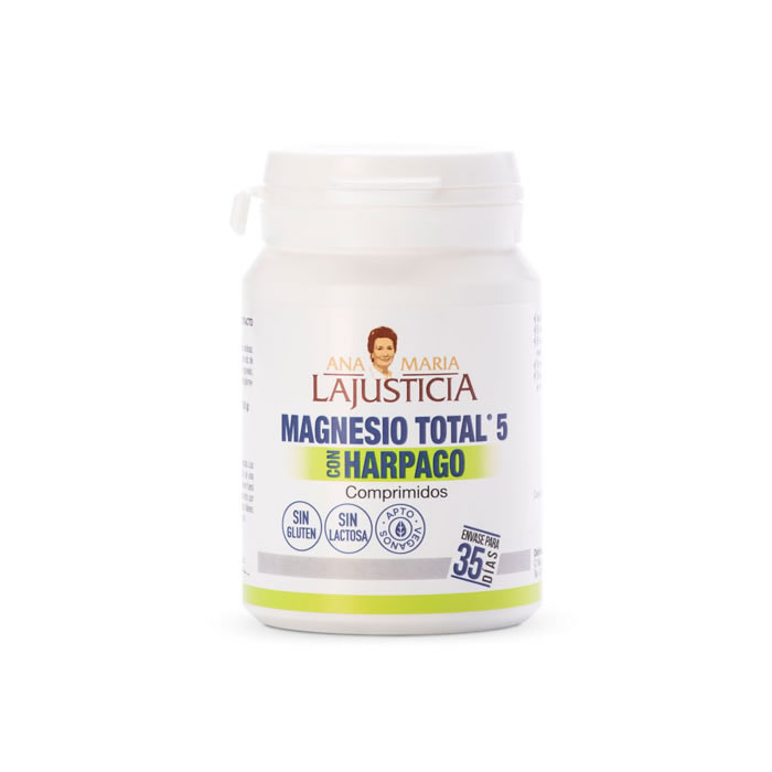 3250983_4099936aa0c2d9633037e191e9452f98 Ana Maria La Justicia Magnesium Total 5 With Devil's Claw 70 Tablets - Afbeelding 1