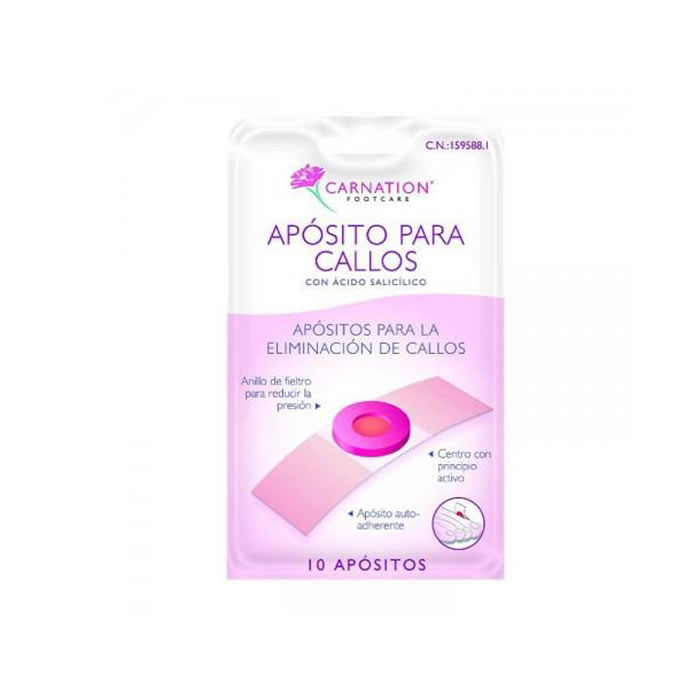 3253392_931d76123adb24921d7fa7a7975e9400 Carnation Callus Plasters Salicylic Acid 10 Units - Afbeelding 1