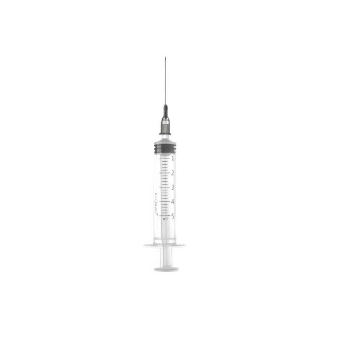 3259567_2b0455817663f8f84d838765ec265412 Ico Syringe With Needle 0,7x30 5ml G22 1 3/16 - Afbeelding 1