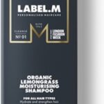 Label.M Lemongrass Organic Moisturising Shampoo - 300ml - Normale shampoo vrouwen - Voor Alle haartypes - Afbeelding 2