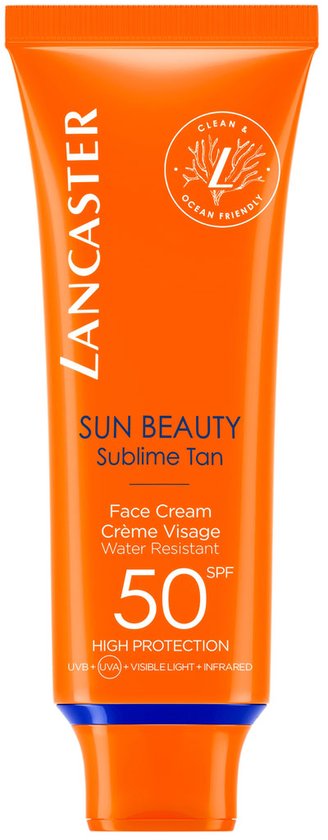 328x840-46 Lancaster Sun Beauty Crema Rostro Spf50 50ml - Afbeelding 1