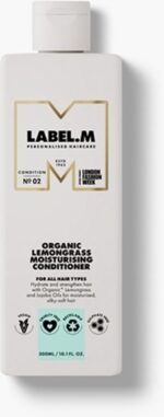 Label.M Lemongrass Organic Moisturising Conditioner - 300 ml - Conditioner voor ieder haartype - Afbeelding 2