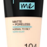 Maybelline New York - Fit Me Matte + Poreless Foundation - 104 Soft Ivory - Medium Dekkende Foundation met Matte Finish voor de Normale tot Vette Huid - 30 ml - Afbeelding 8