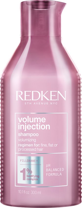 334x840-57 Redken Volume Injection Shampoo – Glanzende lift & body voor alle haartypes – 300 ml - Afbeelding 1