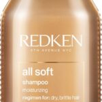 Redken All Soft Shampoo – Hydraterende en verzorgende shampoo voor zijdezacht haar – 300 ml