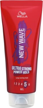 Wella New Wave Ultra Strong Power Hold Gel - haargel - 200 ml - Afbeelding 4