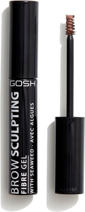 339x840-118 GOSH Brow Sculpting Fibre Gel wenkbrauwgel 001 Nutmeg 8 ml - Afbeelding 1