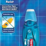 Tipp-Ex Micro Tape Twist Correctieroller 8 m x 5 mm - Roze of Blauwe Doos - Pak van 1 Stuk