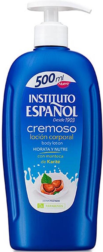 343x840-57 Instituto Español Manteca De Karité Cremoso Loción Corporal 500ml - Afbeelding 1