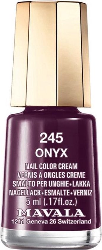 345x840-86 Mavala Nail Color Cream Nagellak 5 ml - Zwart - Afbeelding 1