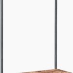 Maxenza Home Kapstok met Schoenenrek en Plank - Staande Garderobe in Industriële Stijl