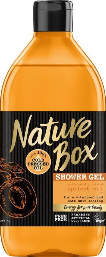 348x840-97 NATURE BOX Shower Gel Apricot Smoothness x1 - Afbeelding 1