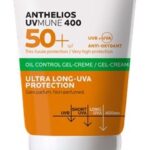 La Roche-Posay Anthelios SPF50+ Zonnebescherming Dry Touch Gel-Crème Anti-Glim voor het Gelaat 50ml