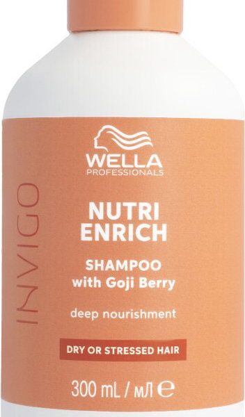 Wella Professionals Invigo Nutri Enrich Shampoo Droog Haar 300ml - Normale shampoo vrouwen - Voor Alle haartypes