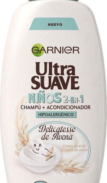 Garnier Ultra Gentle Oatmeal Kids Shampoo + Conditioner By L'oreal 400 Ml