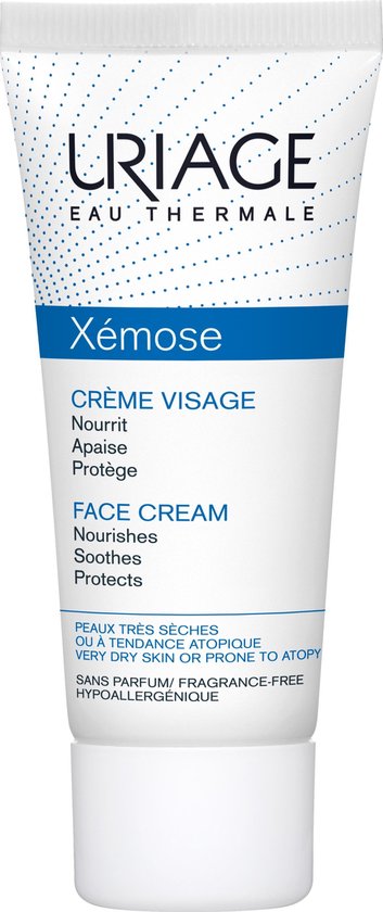 353x840-198 Uriage Xémose Facial Cream for Dry Skin 40ml - Afbeelding 1