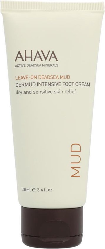 357x840-23-1 AHAVA Dermud Intensive Foot Cream - Intensely Hydrates, Moisturizes & Heals Dry Cracked Heels and Feet, Enriched with Patented Osmoter and Dermud, Hippophae Oil, Lavender Oil & Shea Butter, 3.4 fl.oz - Afbeelding 1