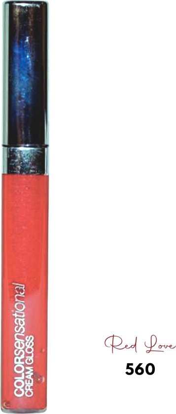 357x840-49 Maybelline Color Sensational Cream Gloss 6.8ml Red Love #560 - Afbeelding 1