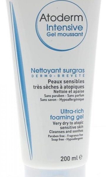 Bioderma Atoderm Intensive Foaming Gel Body Wash For Very Dry Skin 200 Ml