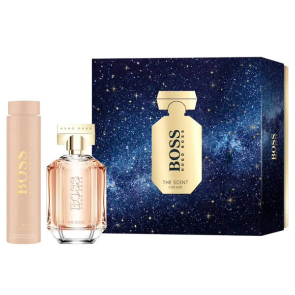 Boss The Scent For Her Eau De Parfum Spray 100ml Christmas Set 2022