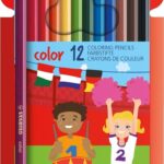 STABILO Color - Kleurpotlood - Intense Kleuren En Makkelijke Kleurafgifte - Etui Met 12 Kleuren