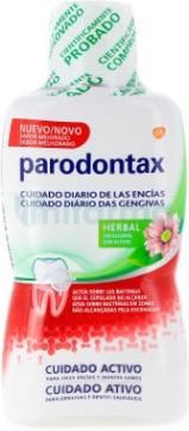 369x840-157 Parodontax Herbal Daily Gum Care 500ml - Afbeelding 1
