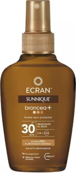 Zonnebrandolie Ecran Sunnique Broncea+ SPF 30 (100 ml) - Afbeelding 3