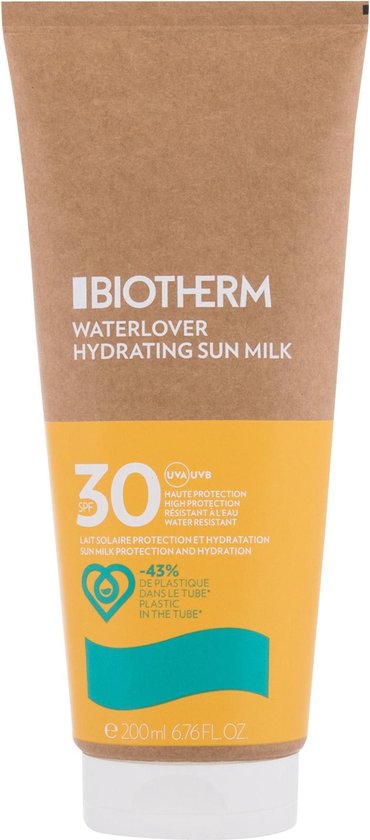 370x840-43 Zonnebrandcrème Waterlover Hydrating Sun Milk Biotherm SPF 30 (200 ml) - Afbeelding 1
