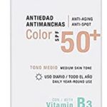 Anti Bruine vlekken Zonnebrandcrème Multi-Protection Color Babaria Spf 50+ (50 ml) - Afbeelding 2