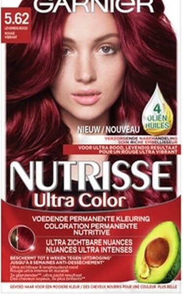 Garnier Nutrisse Ultra Color Haarverf - 5.62 Levendig Rood